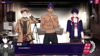 Big Black Dick owning Gay Jock Studio debut hentai gangbang