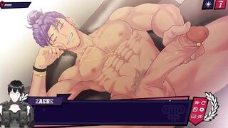 Big Black Dick owning Gay Jock Studio debut hentai gangbang