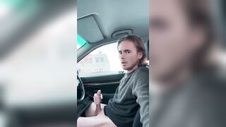 Twink’s juicy cock gets destroyed cruising public