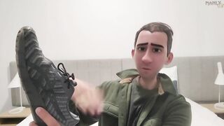 Daddy Gets Gushy Step Gay Smelly Feet Sneaker Socks Cumshot