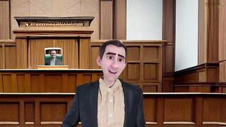 Step Gay Dad Courtroom Justice Foot Fetish Spit Humiliation
