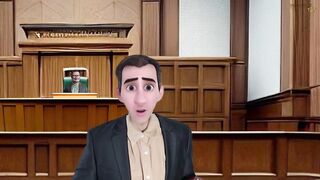 Step Gay Dad Courtroom Justice Foot Fetish Spit Humiliation