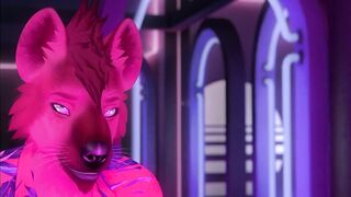 Red Lights raw gay furry climax choked knotted in the night club