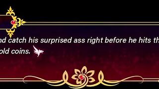 Dragon takes the healer hard forced to choke on thick bareback
