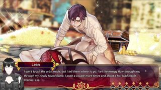 Dragon takes the healer hard forced to choke on thick bareback