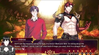 Dragon takes the healer hard forced to choke on thick bareback