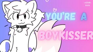 You're a boykisser but he's rough and loving it