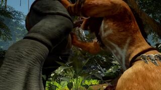 Gay furry king of the jungle gets monstrously destroyed by raw daddy bear cock
