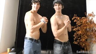 Exclusive First Casting Aston Twinks Big Dick POV cumshot