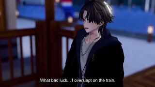 Naked boy exposed in VRChat gay animated cartoon