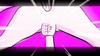 Intense anime buttfuck ruined by massive yaoi cock