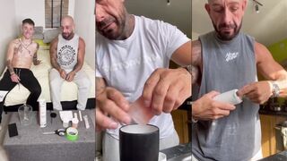 Moulding my thick UK dick into a dildo for my gay lad Steven Barrett