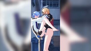 Thoma x Ayato Genshin Impact gay hentai cartoon bareback