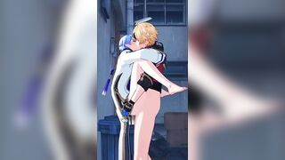 Thoma x Ayato Genshin Impact gay hentai cartoon bareback