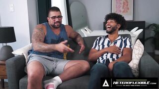 Straight Ryan Gets Drilled Rough By Black Buddy Tony's Bubble Butt
