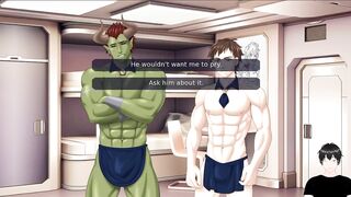 Big Goblin crushes Harsei in hardcore 2d yaoi gay gameplay