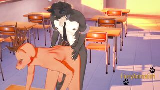 Legosi wrecks Louis raw and raw in Beastars 3D yaoi fuckfest