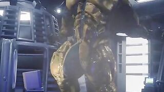 Gay astronaut muscle growth animation test throbbing cock drip