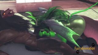 Furry Yaoi Demons Wolf & Dragon Yiff Hard HD