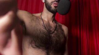 Gay ASMR mouth sounds male touches himself whispering until you're ruined