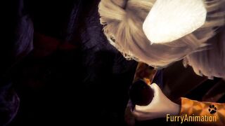 Demond Wolf destroys cute fox in hard yaoi yiff fury