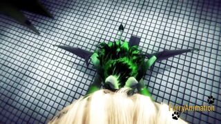 Furry yaoi fox and dragon yiff rough cumshot blowjob hard gay hentai