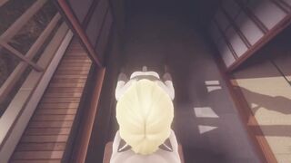 Cute femboy gets destroyed with a thick load in his mouth