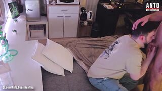 22 Year Old Russian Straight Guy Gets His First Gay Blowjob