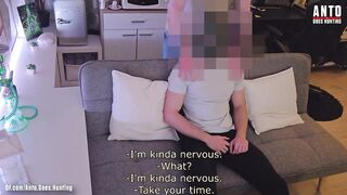 22 Year Old Russian Straight Guy Gets His First Gay Blowjob