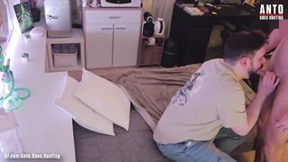 22 Year Old Russian Straight Guy Gets His First Gay Blowjob