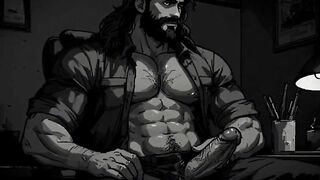 Intense moaning raw solo blowjob dirty talk from daddy for intense gay fantasies