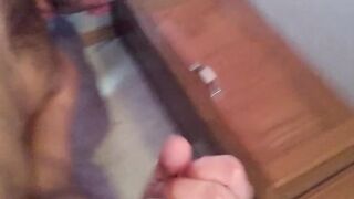 Campin really makes me cum big cock
