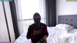 Masked twink tears his jock strapped undies straight guys cumshot
