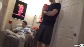 Stud wrecked by bareback big cock amateur gay hardcore