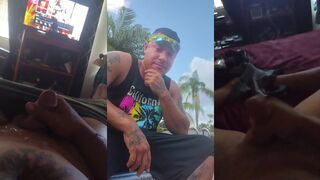 Tattooed Latino Hunk Raw Cumshot Compilation Squirts All Over His Horny Body