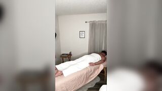 Deep Tissue Massage destroys his married straight ass bareback raw cum load