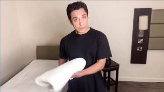 Straight lad gets wrecked by gay spanish masseuse massage