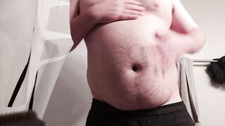 Straight Weird Guy Gets Rubbed Raw in Bathroom Solo