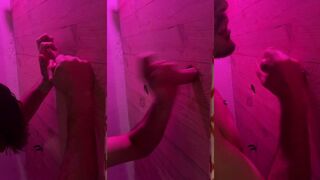 Curious straight boy gets throat wrecked at French gloryhole