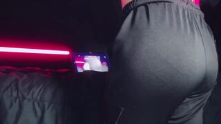 Straight guy destroyed by huge femboy in pink lingerie