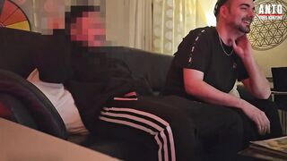 Big cock shot on hairy Swiss guy from straight wallet loss to cum drowning
