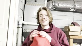 Straight Friend Shattered When He Caught Me Juicy Laundry Surprise