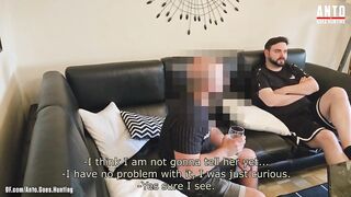 Tattooed straight guy Steven finally sucked cock came back for rimming and cum