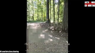 Straight Steven Gets Sucked Dry In The Woods Bareback Rooted Hard