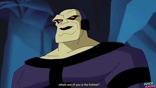 Superman's steel cock destroys Batman in brutal rough gay yaoi
