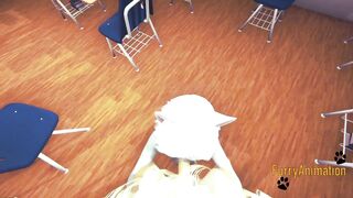 Furry yaoi fox and cat fuck raw animation yiff hard