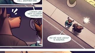 Furry Comic Dub Heavy Lifting brutal raw gay yiff in the night club