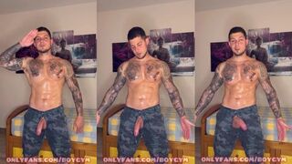 Military Twink Solo Cumshot Overload Hung Jock Thick Loads