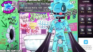 Bdsm Pup Slime Flooded In Gloryhole Cum