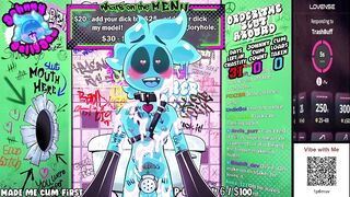 Bdsm Pup Slime Flooded In Gloryhole Cum